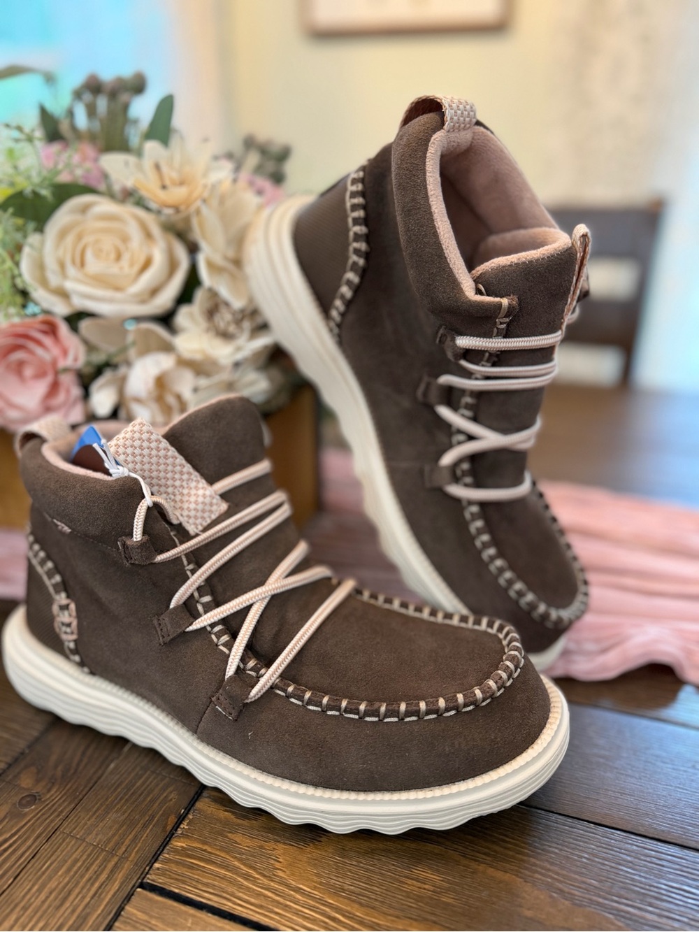 New - Women’s Suede High-Top Casual Boots 9